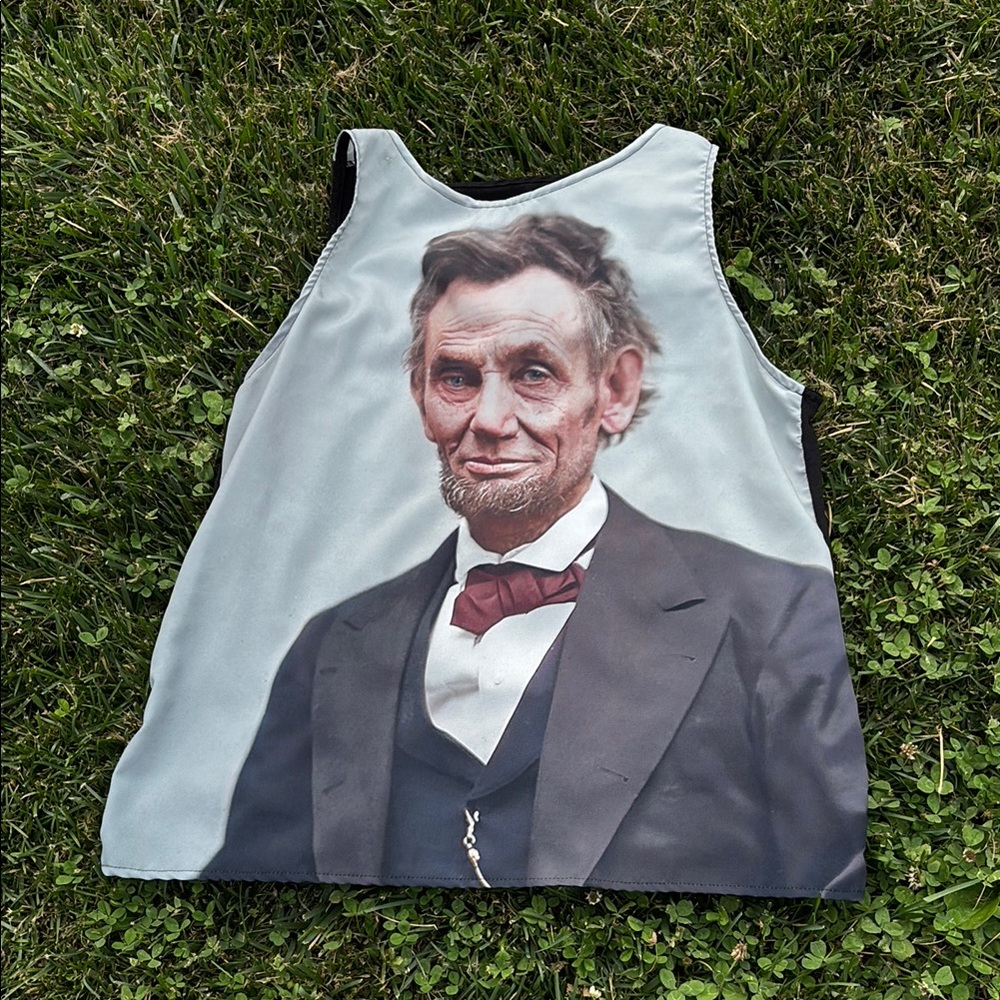 Graphic Tank Top with Historical Print